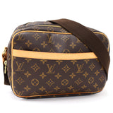 Louis Vuitton Reporter PM Shoulder Bag Monogram Brown