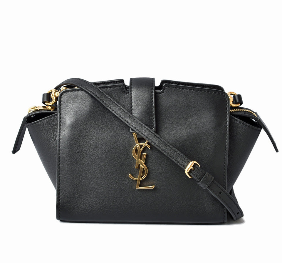 Saint Laurent- Brand Bag Shoulder Bag Mini Bag Clutch Bag Leather Black