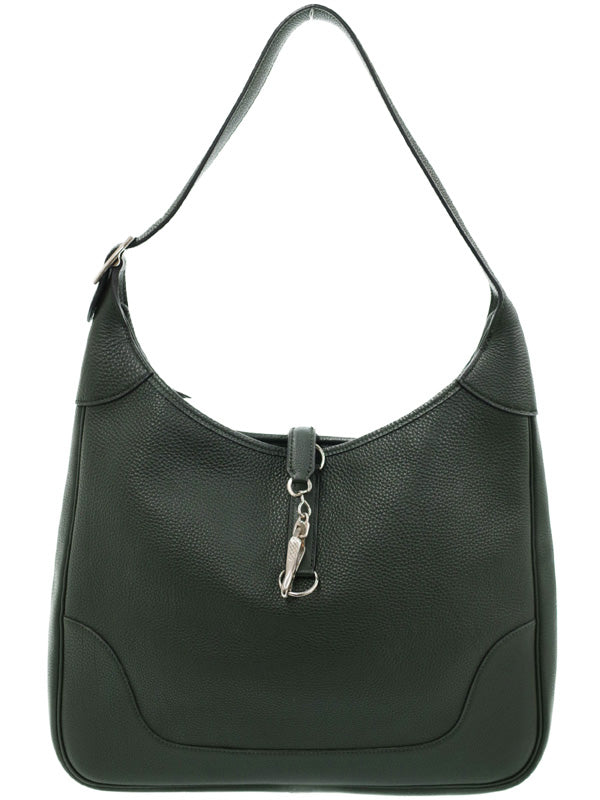 Hermes Engraved 2000 Shoulder Bag Dark Green