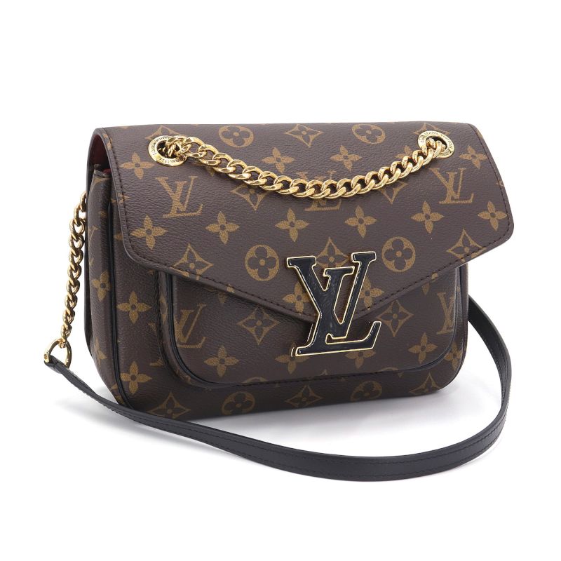 Louis Vuitton Passy Shoulder Bag Monogram Handbag Brown