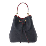 Louis Vuitton Monogram Emplant Neonoe Marine Rouge Implant 2way Bag