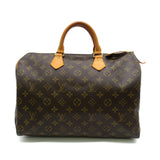 Louis Vuitton Speedy 35 Handbag PVC Coated Canvas Monogram