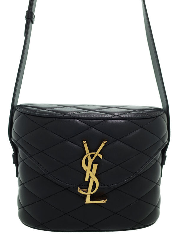Saint Laurent- Paris June Box Bag Shoulder Bag Black