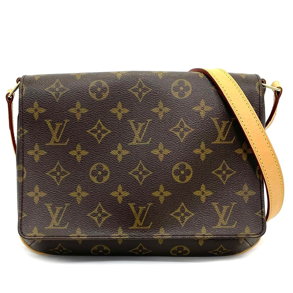 Louis Vuitton Shoulder Bag Monogram Musette Tango Brown