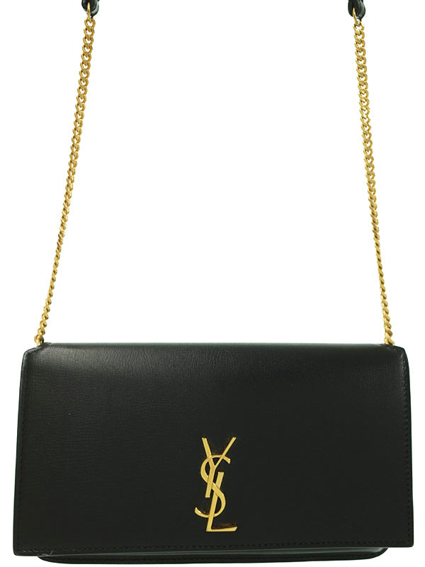 Saint Laurent- Paris Cassandra Phone Holder Smartphone Pouch Black