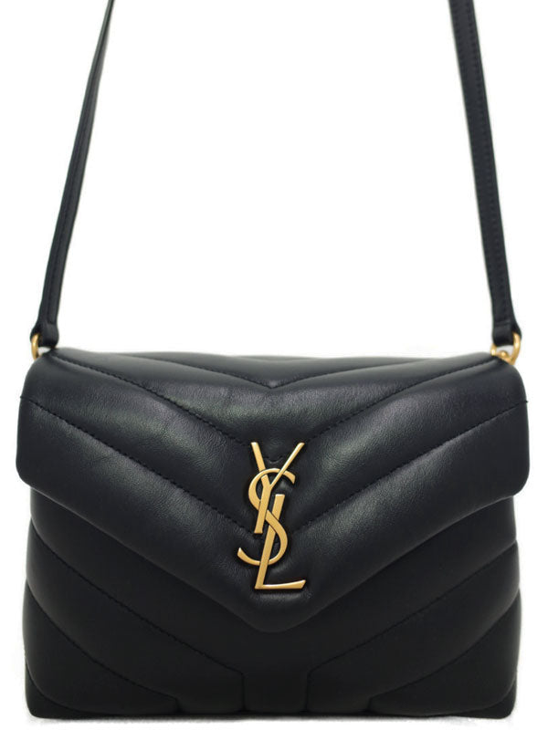 Saint Laurent- Monogram Toy Bag Shoulder Bag Black
