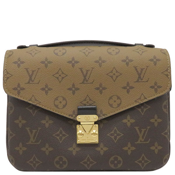 Louis Vuitton 2way Bag Pochette Metis MM Monogram Brown