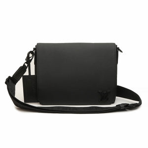 Louis Vuitton Aerogram Takeoff Messenger Shoulder Bag Diagonal Black
