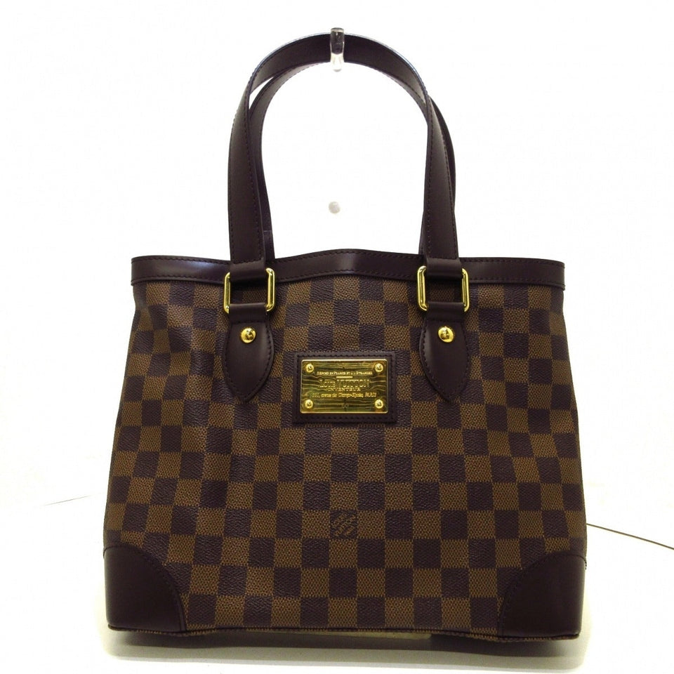 Louis Vuitton Hampstead PM Handbag Ebene Damier Canvas