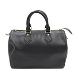 Louis Vuitton Speedy 25 Handbag Leather Epi Black