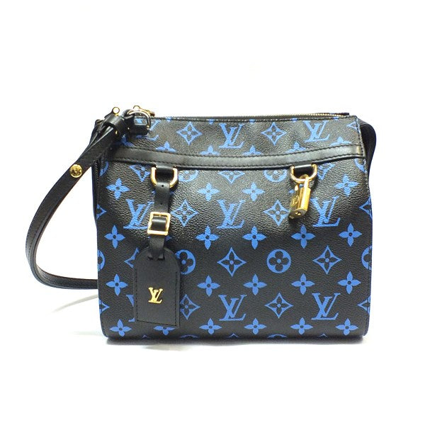 Louis Vuitton Colored Monogram Speedy Amazon PM Blue Black