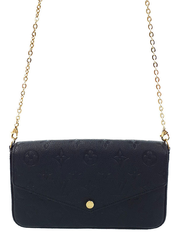 Louis Vuitton Monogram Implant Pochette Felicie 2way Bag