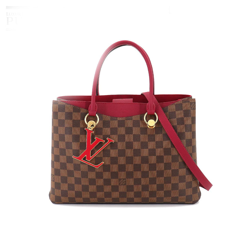 Louis Vuitton Damier Lv Riverside Shoulder Bag Ebene Redouin