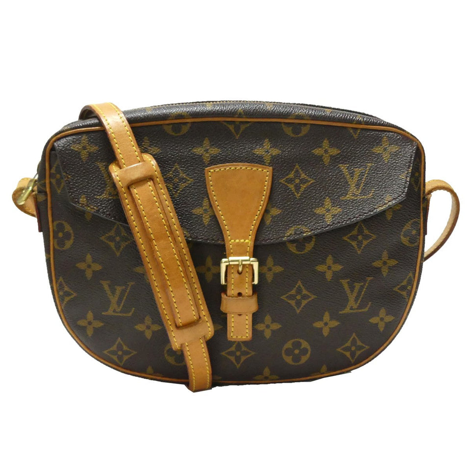 Louis Vuitton Monogram Genefille 27 Shoulder Bag Brown