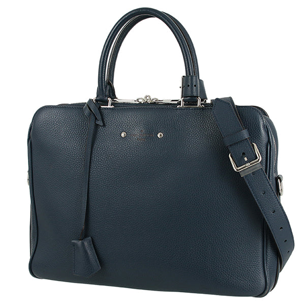 Louis Vuitton Business Bag Armand Taurillon Leather Marine Navy