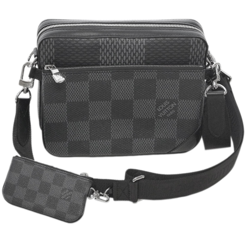 Louis Vuitton Damier Graphite 3D Messenger Shoulder Crossbody Bag