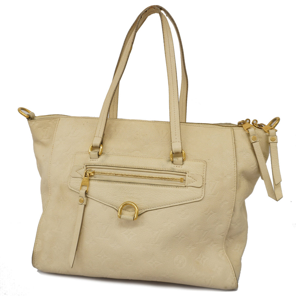 Louis Vuitton Lumineuse PM Empreinte Monogram Emplant Creme