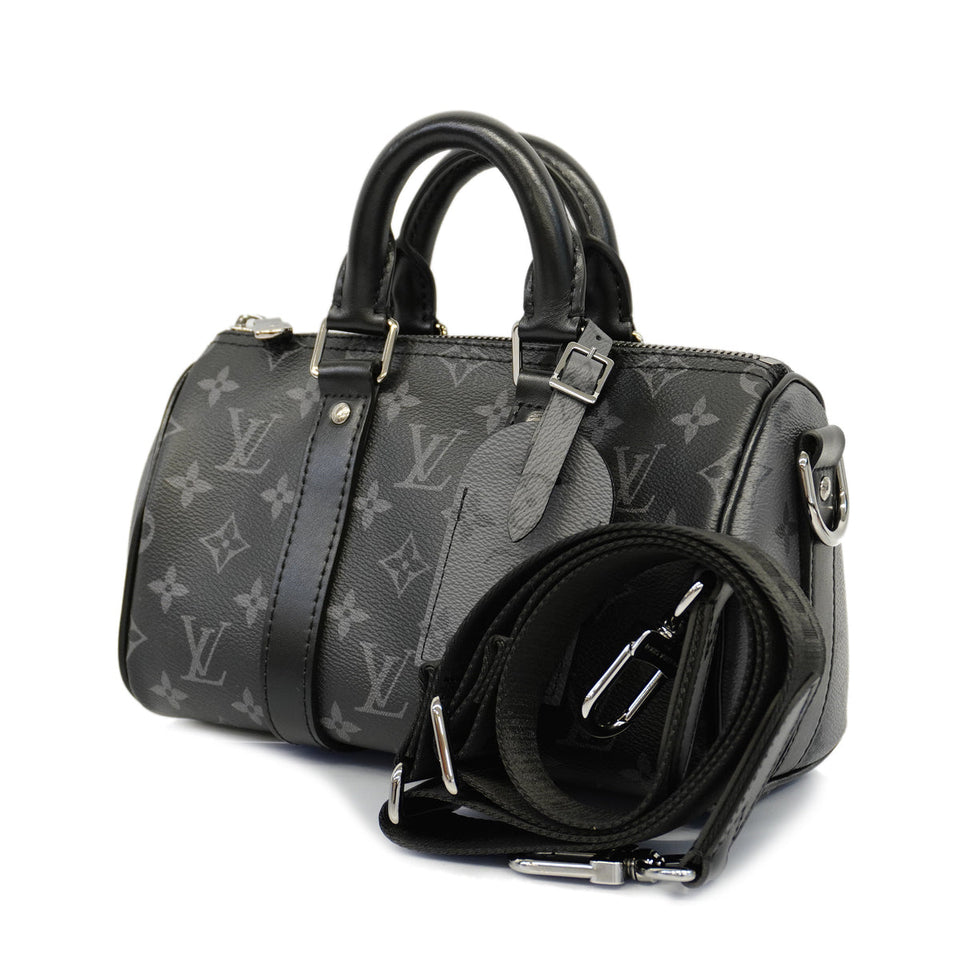 Louis Vuitton 2way Bag Monogram Eclipse Keepall Bandouliere 25