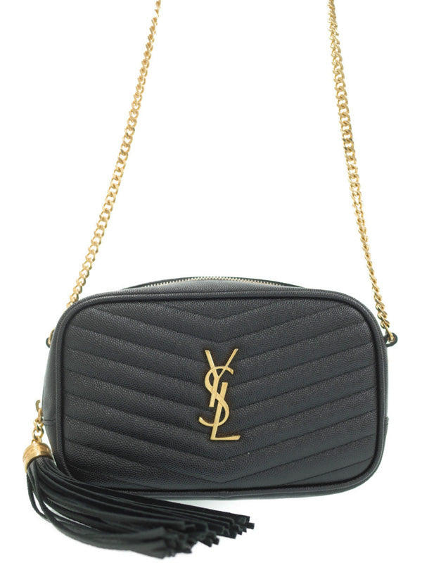 Saint Laurent- Mini Bag Chain Shoulder Bag Black