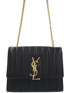 Saint Laurent- Paris Viki Chain Shoulder Bag Black