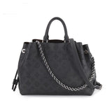 Louis Vuitton Mahina Bell Shoulder Bag Leather Noir Black