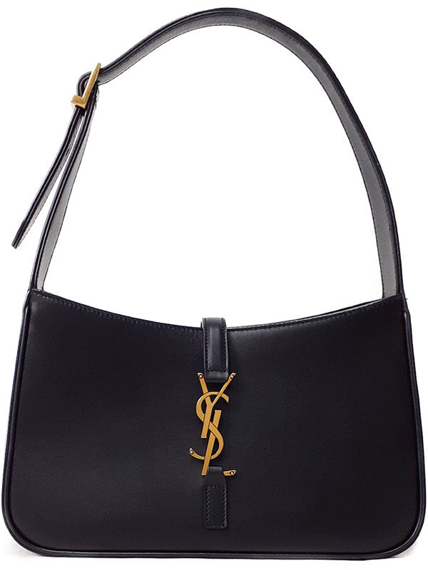Saint Laurent- Paris Hobo Bag Semi-Shoulder Bag Black
