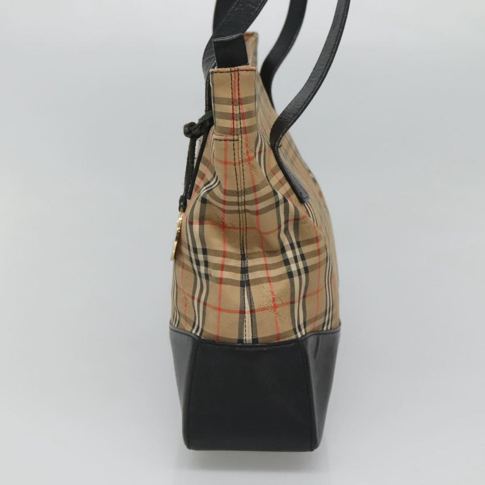 Burberry Nova Check Beige Canvas Tote Bag ( )