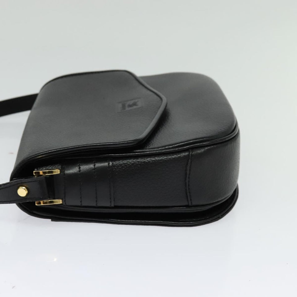 Burberry Nova Check Black Leather Shoulder Bag ( )