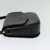 Burberry Nova Check Black Leather Shoulder Bag ( )