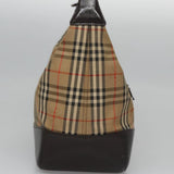 Burberry Nova Check Beige Canvas Shoulder Bag ( )