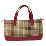 Burberry Nova Check Beige Canvas Handbag ( )
