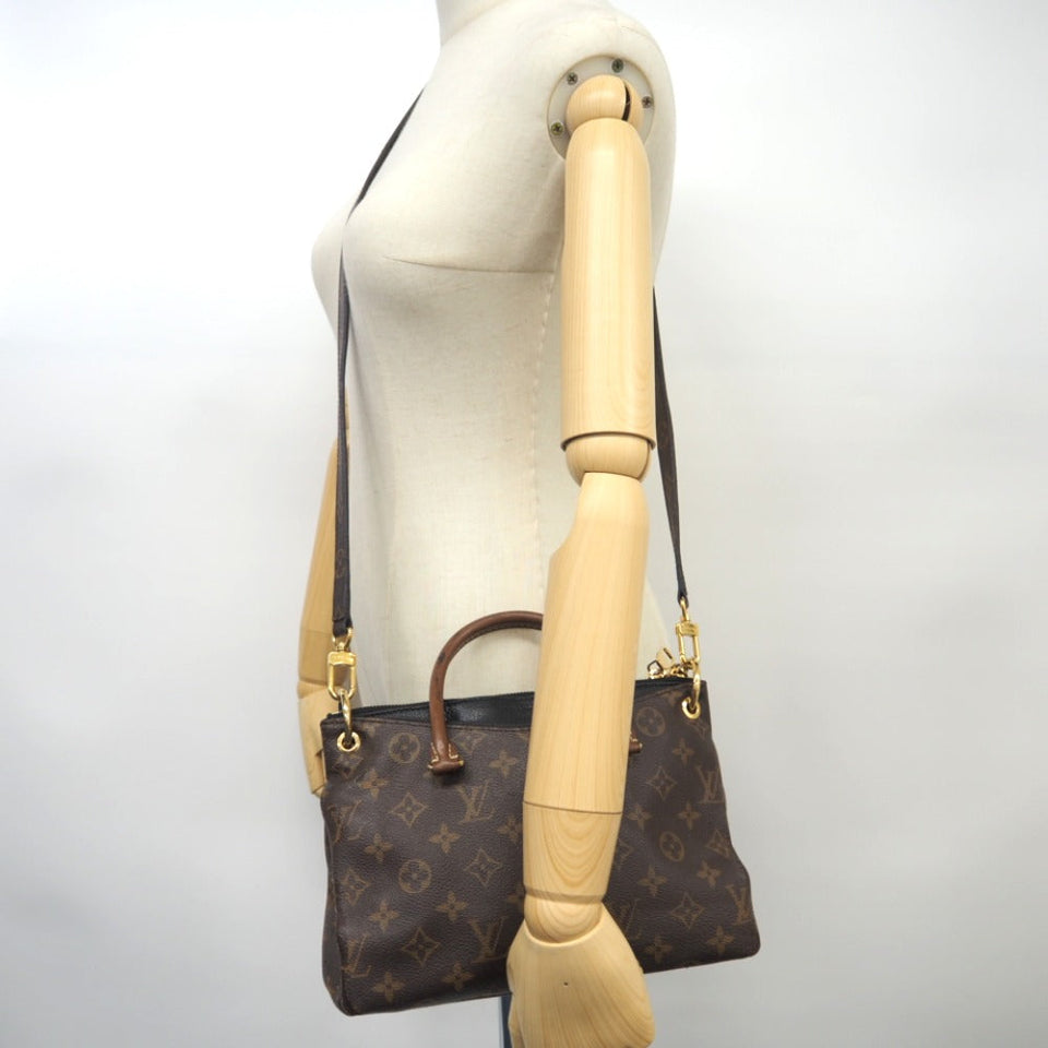 Louis Vuitton Pallas BB Monogram Shoulder Bag Brown