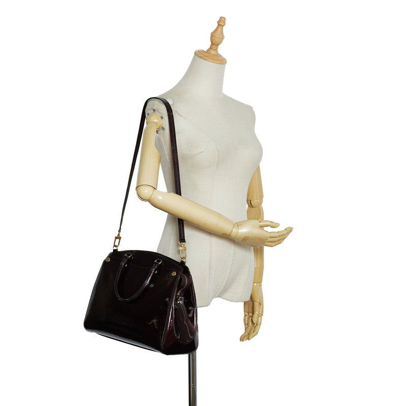 Louis Vuitton Monogram Vernis Blair MM Shoulder Bag Purple Patent