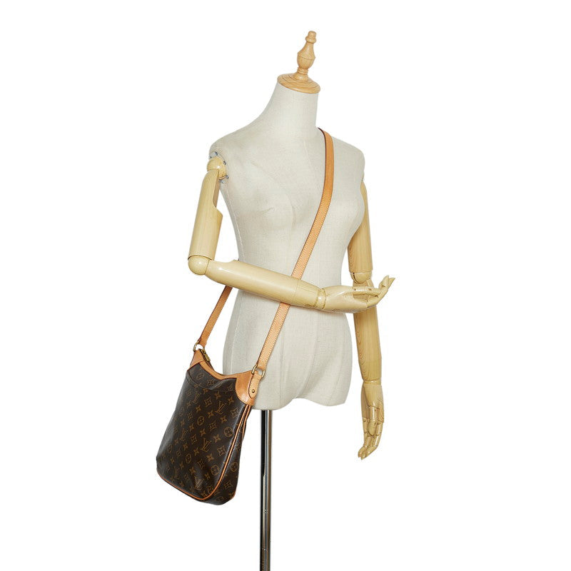 Louis Vuitton Monogram Odeon PM Crossbody Shoulder Bag Brown