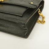 Louis Vuitton Vavin Chain Wallet Monogram Implant Noir Black