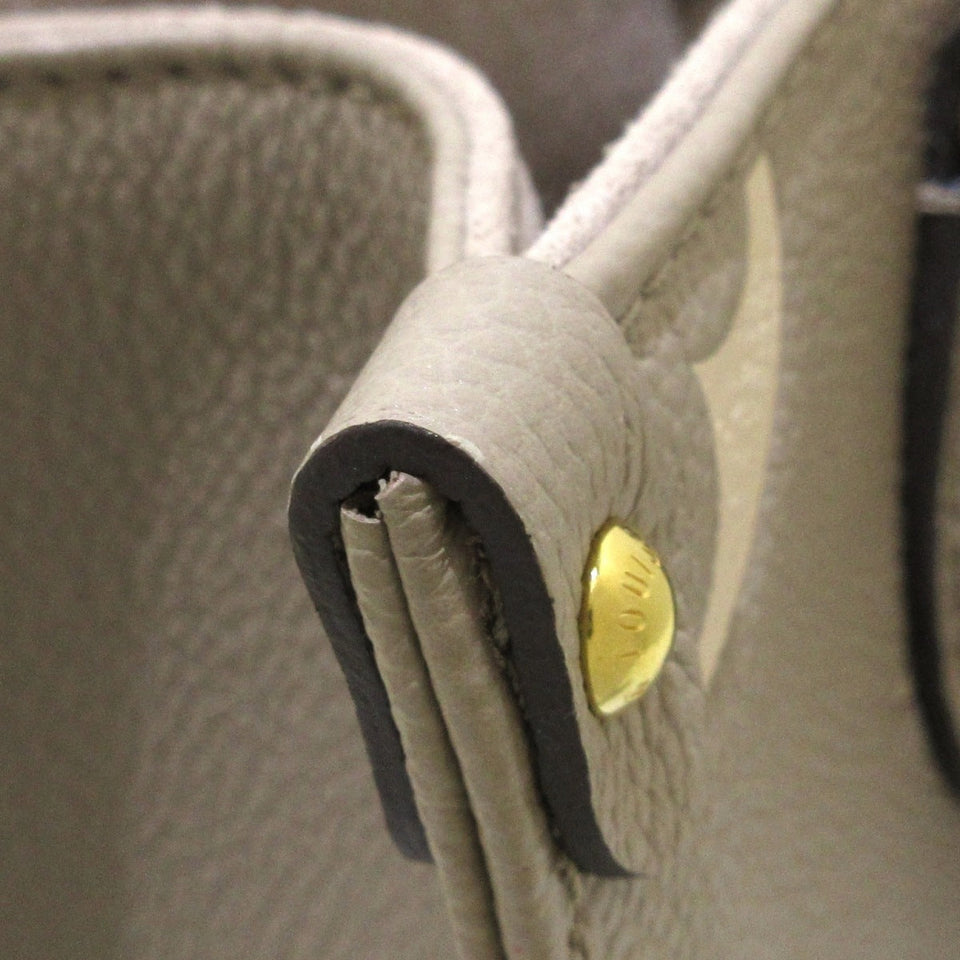 Louis Vuitton On The Go PM Handbag Tourtrail Creme Embossed