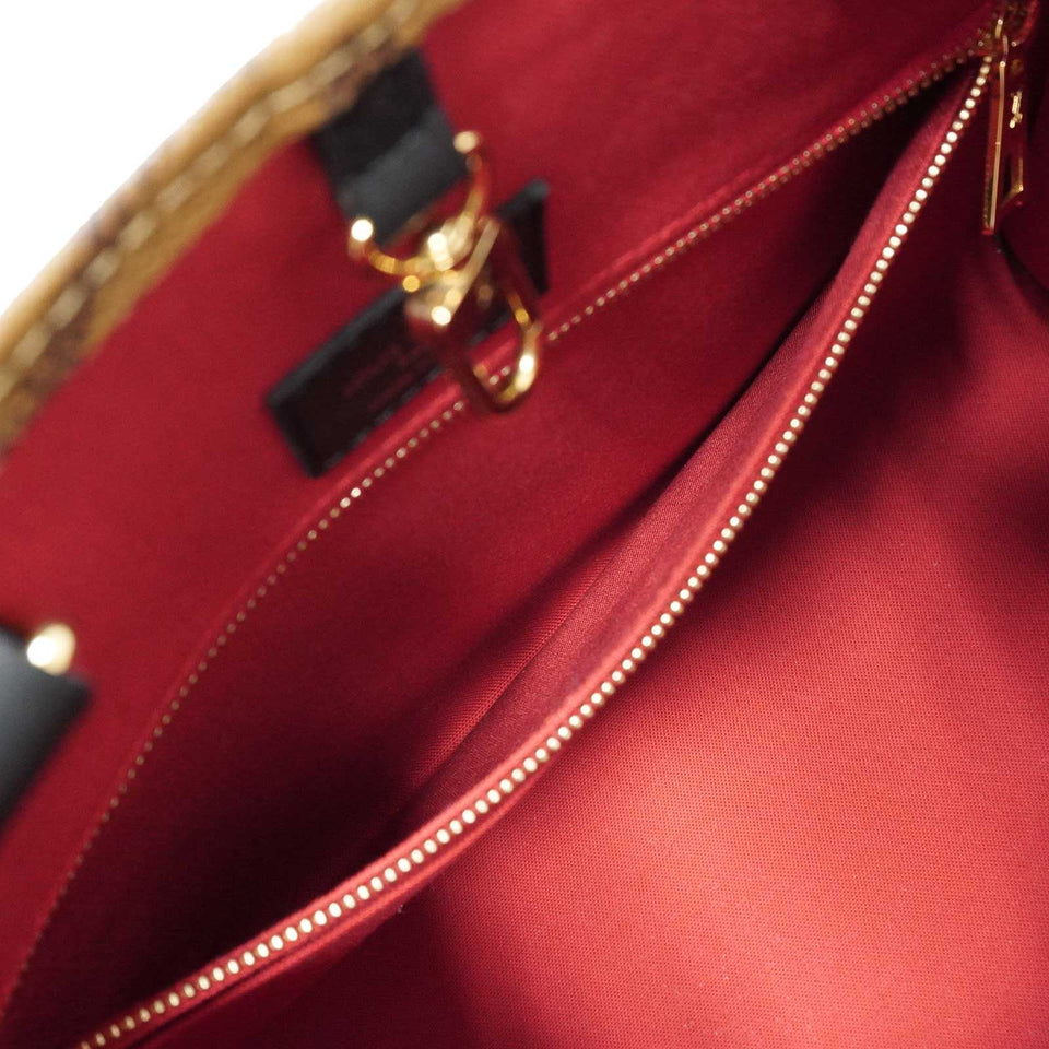 Louis Vuitton OnTheGo MM Handbag Shoulder Bag Brown