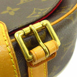 Louis Vuitton Sac Tan Blanc Shoulder Bag Monogram Canvas