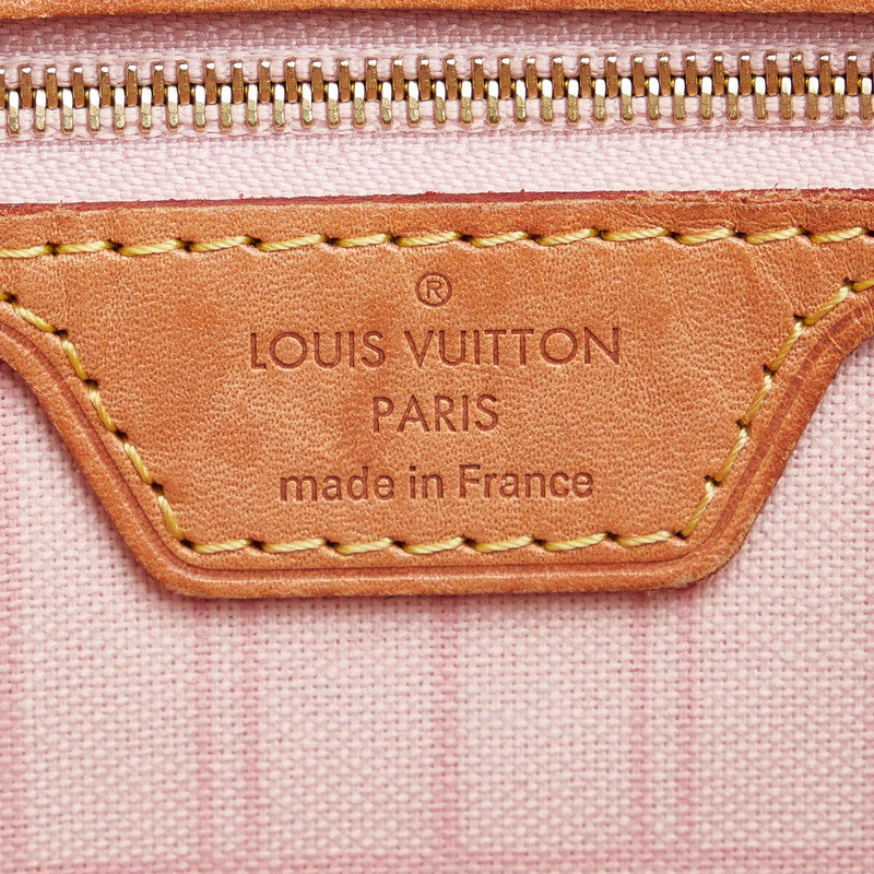 Louis Vuitton Damier Azur Neverfull MM Tote Bag