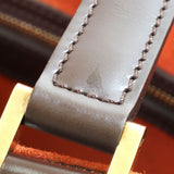 Louis Vuitton Manhattan Shoulder Bag Damier Ebene Brown