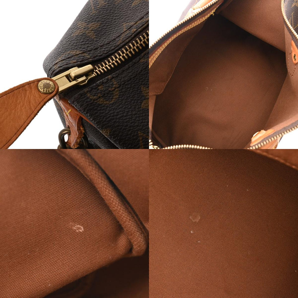 Louis Vuitton Monogram Speedy 35 Monogram Canvas Handbag Brown