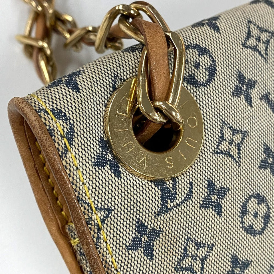 Louis Vuitton Monogram Mini Camille Crossbody Shoulder Shoulder Bag Monogram Mini Canvas Blue