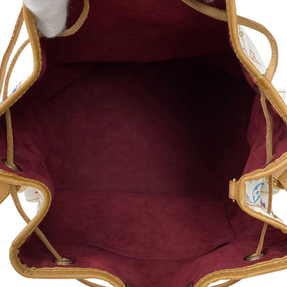 Louis Vuitton Petit Noe Drawstring Shoulder Bag Monogram Multicolor