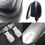 Louis Vuitton Taiga Alex Backpack Rucksack Leather Black