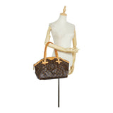 Louis Vuitton Monogram Tivoli GM Handbag Shoulder Bag Brown