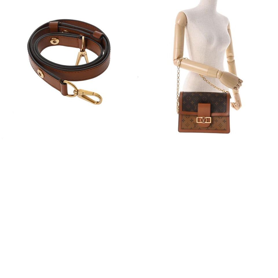 Louis Vuitton Monogram Reverse Dauphine MM Brown