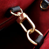 Louis Vuitton On The Go PM Tote Bag Black Beige