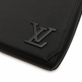 Louis Vuitton Aerogram Takeoff Messenger Shoulder Bag Diagonal Black