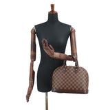 Louis Vuitton Damier Alma PM Hand Bag Ebene Brown