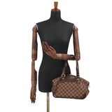Louis Vuitton Damier Verona PM Hand Bag Ebene Brown